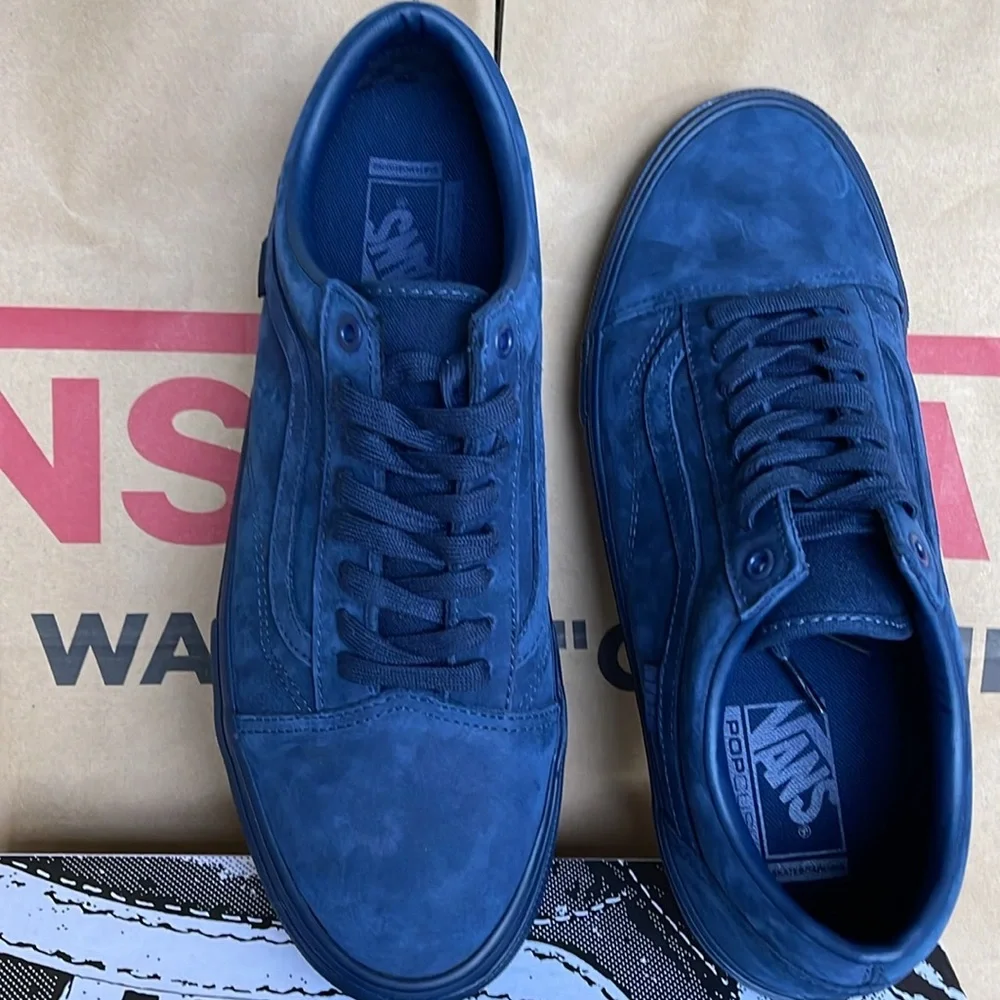 Vans Men’s Skate Old Skool Mono Dark Blue VN0ASFCB1PE Sneakers